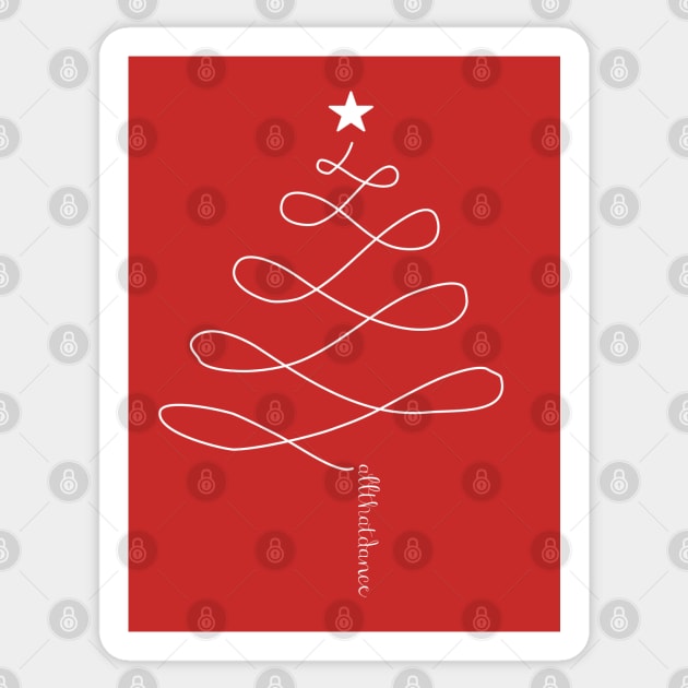 ATD Christmas tree Sticker by allthatdance